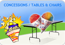 Concessions Tables Chairs